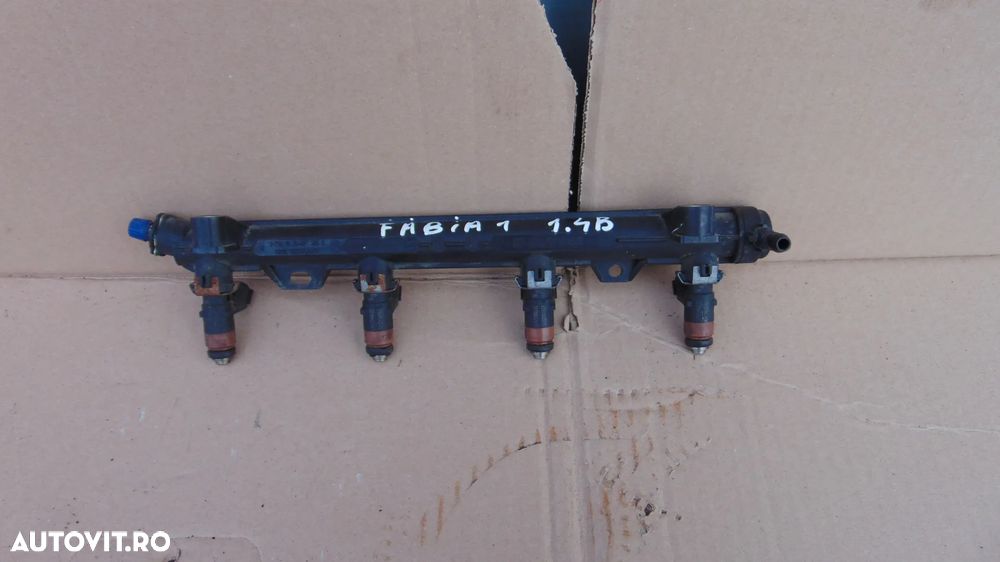 Rampa injectoare Skoda Fabia 1 1.4 benzina an 2000-2007 cod 035133319AF - 1