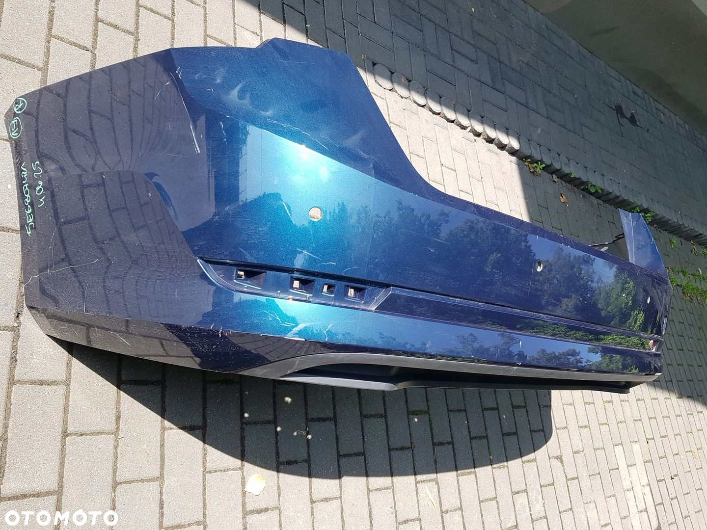 SKODA OCTAVIA 4 sedan zderzak tył spoiler tył 5E6807421 - 2