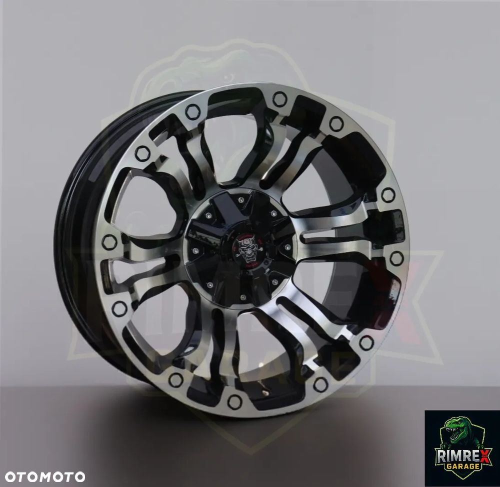 Felgi 18” 6x139.7 ET0 – Dodge RAM – Black Machine Face – Nowe - 4