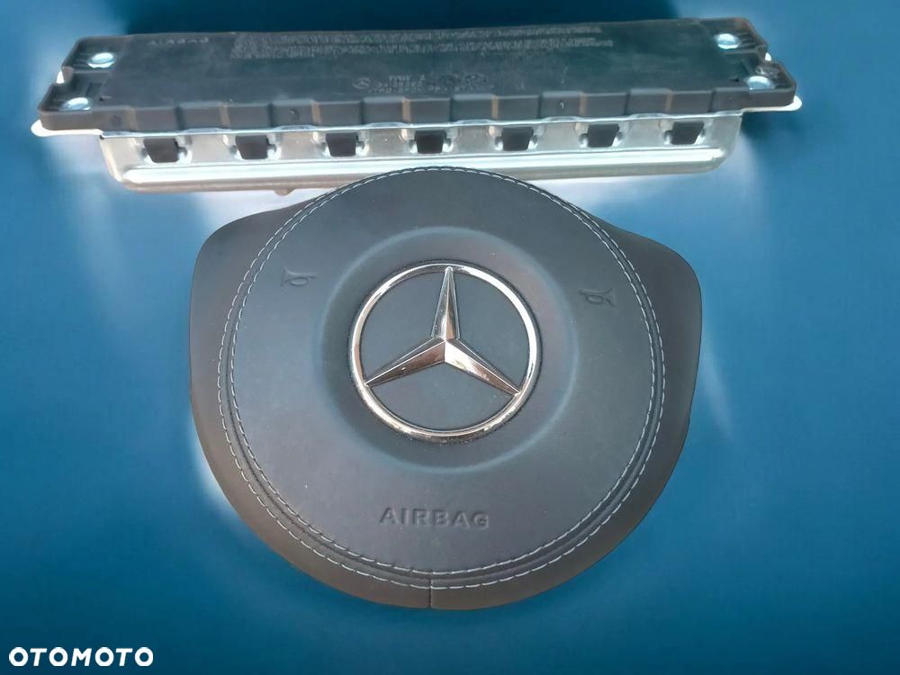 MERCEDES W217 COUPE CABRIO KONSOLA DESKA AIRBAG PAS PASY KOMPLET - 3