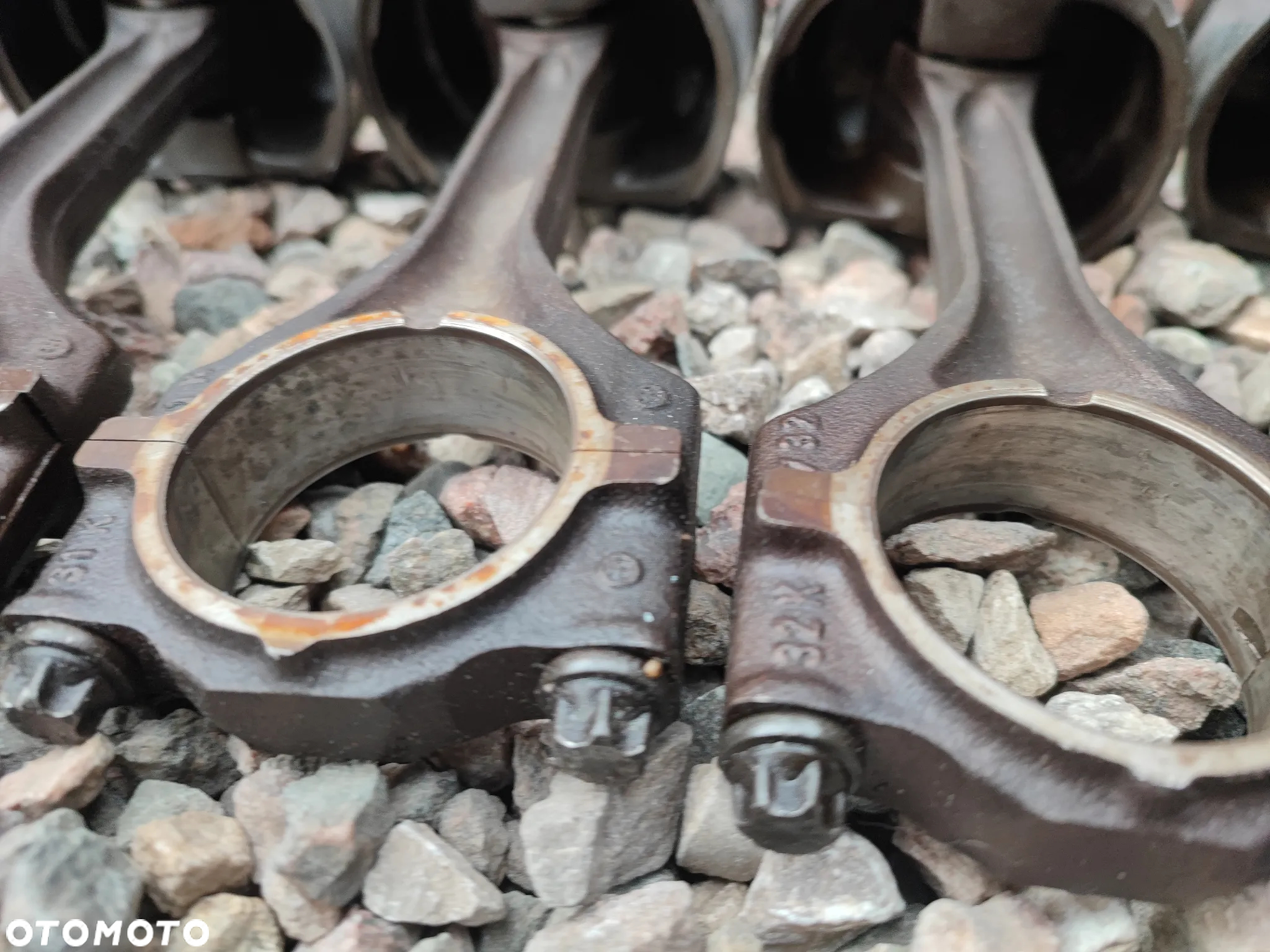 BMW E36 / E39 / E38 / Z3 / E34  ORYGINALNE TŁOKI + KORBOWODY DO SILNIKÓW GAMY M52B25 / M50B25 1XVANOS O NR. 11 24 1 739 725 / 11 24 1 437 211 / 11 25 1 703 456 OEM W DOBRYM STANIE - 13