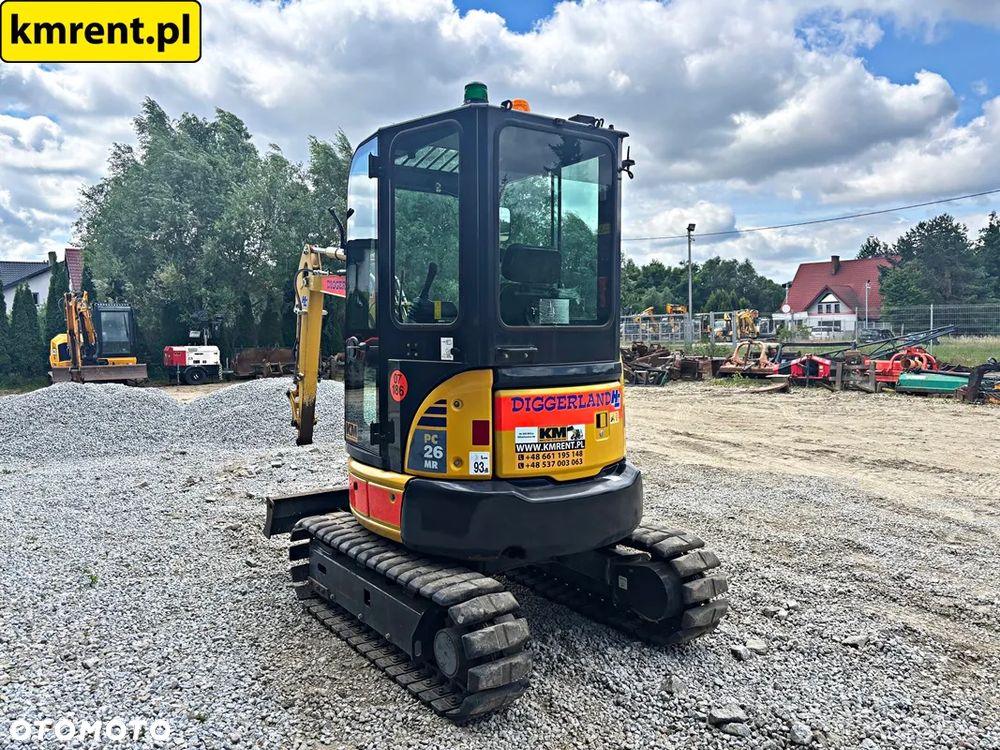 Komatsu PC 26 MR-3 MINI-KOPARKA 2021R | JCB 8015, 8016, 8018, 8025, 8030, YANMAR SV 15, CAT 302.5, 302.4, 303, 303.6, 301.6, 301.8, KUBOTA U27 - 19