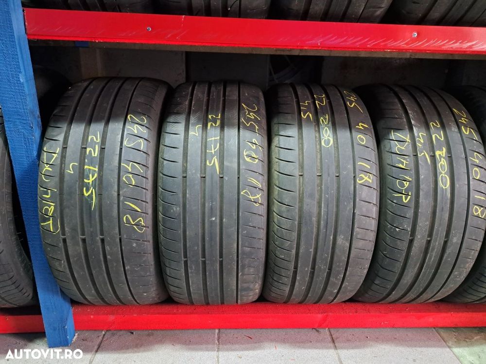 4 anvelope 245/40 R18 Dunlop - 1