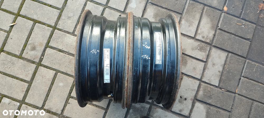 FELGI STALOWE 4x100 5.5Jx14 CALI ET47 HYUNDAI I10 II 2 SZTUKI PARA - 7