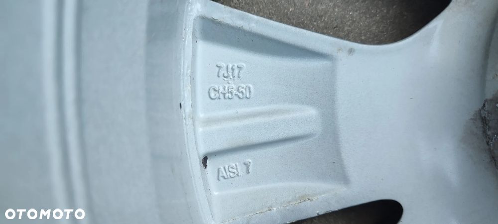 FELGI ALUMINIOWE 9677090377 5x108 7Jx17 CALI ET50 CITROEN PICASSO 4 SZTUKI KOMPLET - 10