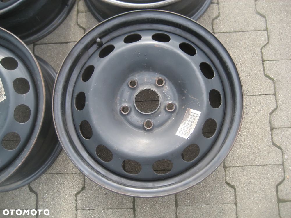 vw touran golf v felgi stalowe 4szt. 6,5x 16 et50 5x112 1k0601027a - 3