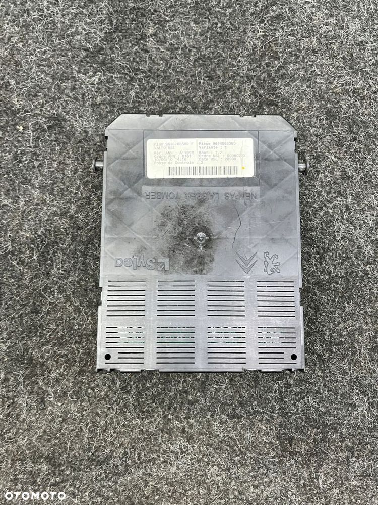 peugeot moduł BSI skrzynka bezpieczników 9644098380 - 4