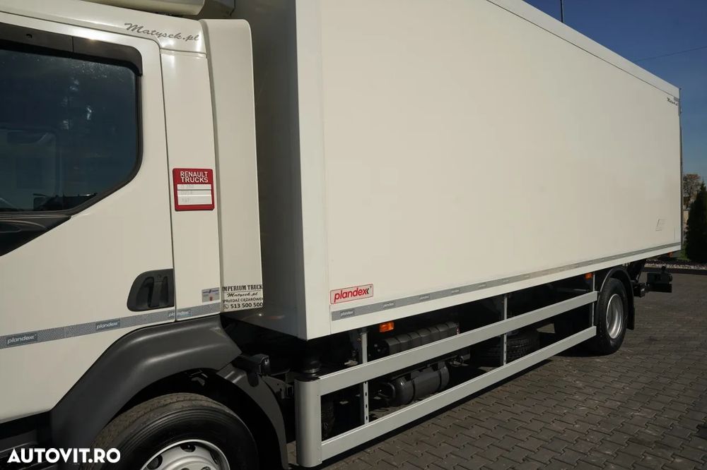 Renault / D 280 / CAMION FRIGORIFIC - 6,7 M / THERMO KING ES-600 MAX / 500 ORE DE FUNCȚIONARE MOTOR / + PLATFORMĂ HIDRAULICĂ PALFINGER - 2.000 KG / UTILIZARE REDUSĂ / - 12