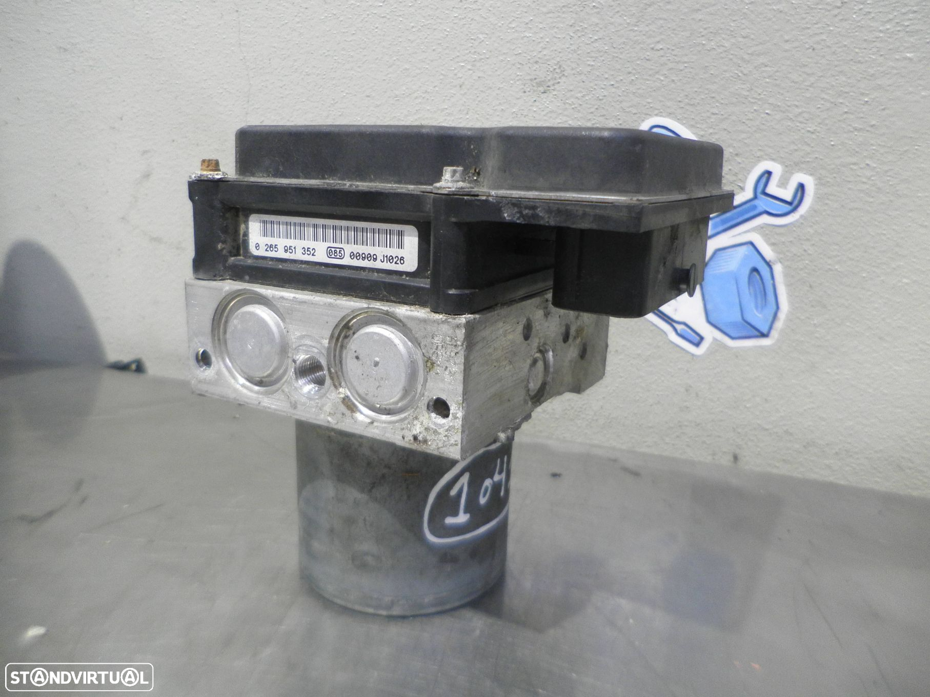 Abs 0265230870  A0064316712 MERCEDES B T245 W245 FASE 2  2010 2.0CDI 140CV 5P CINZA - 3