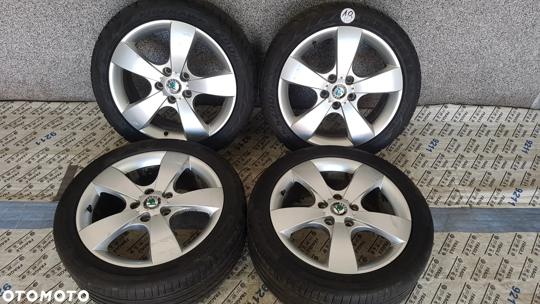 KOŁA SKODA OCTAVIA SUPERB  PASSAT GOLF  CADDY SEAT LEON 225/45R17 5x112 - 2