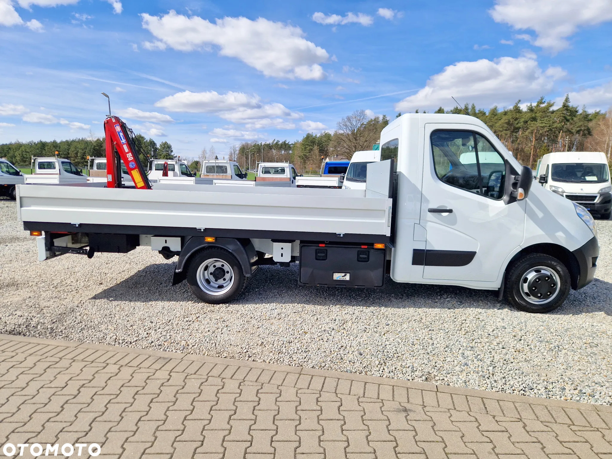 Renault MASTER 2,3 DCI 165 KONNA SKRZYNIA 4,1M HDS HMF 830 KG KLIMA BLIŻNIAKI DO 3,5T 157T/KM PRZEBIEGU GWARANCJA - 7
