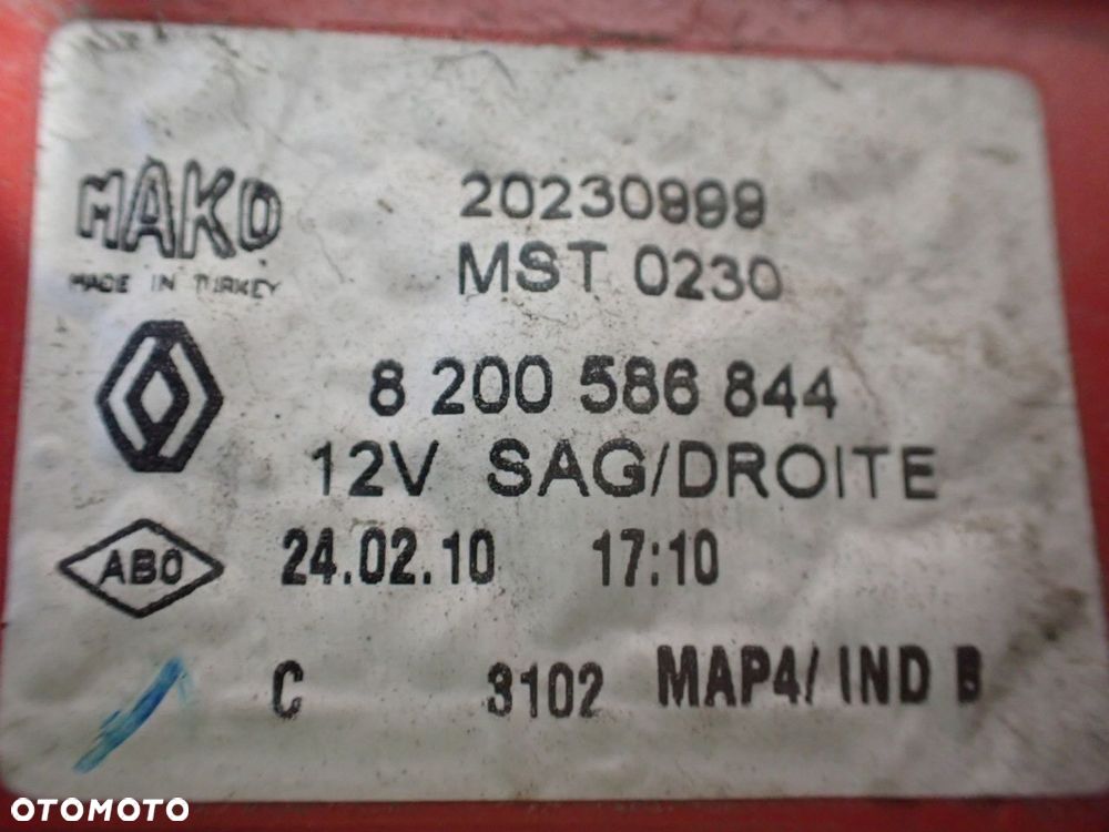 LAMPA PRAWA TYLNA RENAULT CLIO III LIFT 1.5 - 7