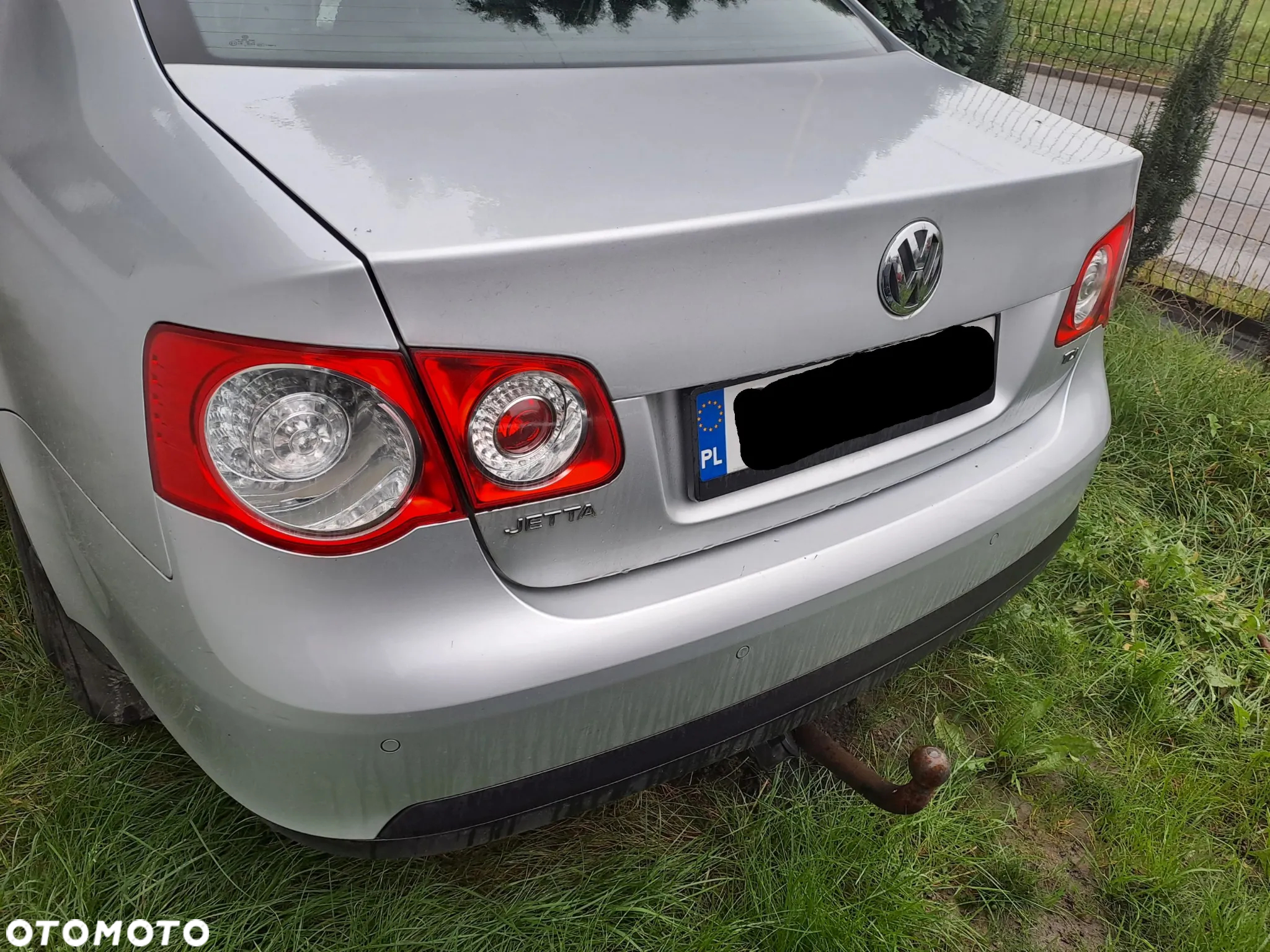 Volkswagen Jetta III 1K2 A5 sedan klapa bagażnika drzwi zderzak kod lakieru LA7W - 5