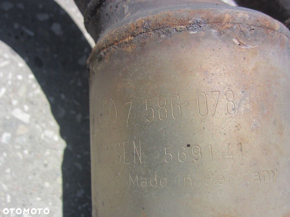 BMW X3 F25 N52 2.8 3.0 TŁUMIK WYDECH KOMPLETNY 18307646018 BENYZNA KOMPLET - 8