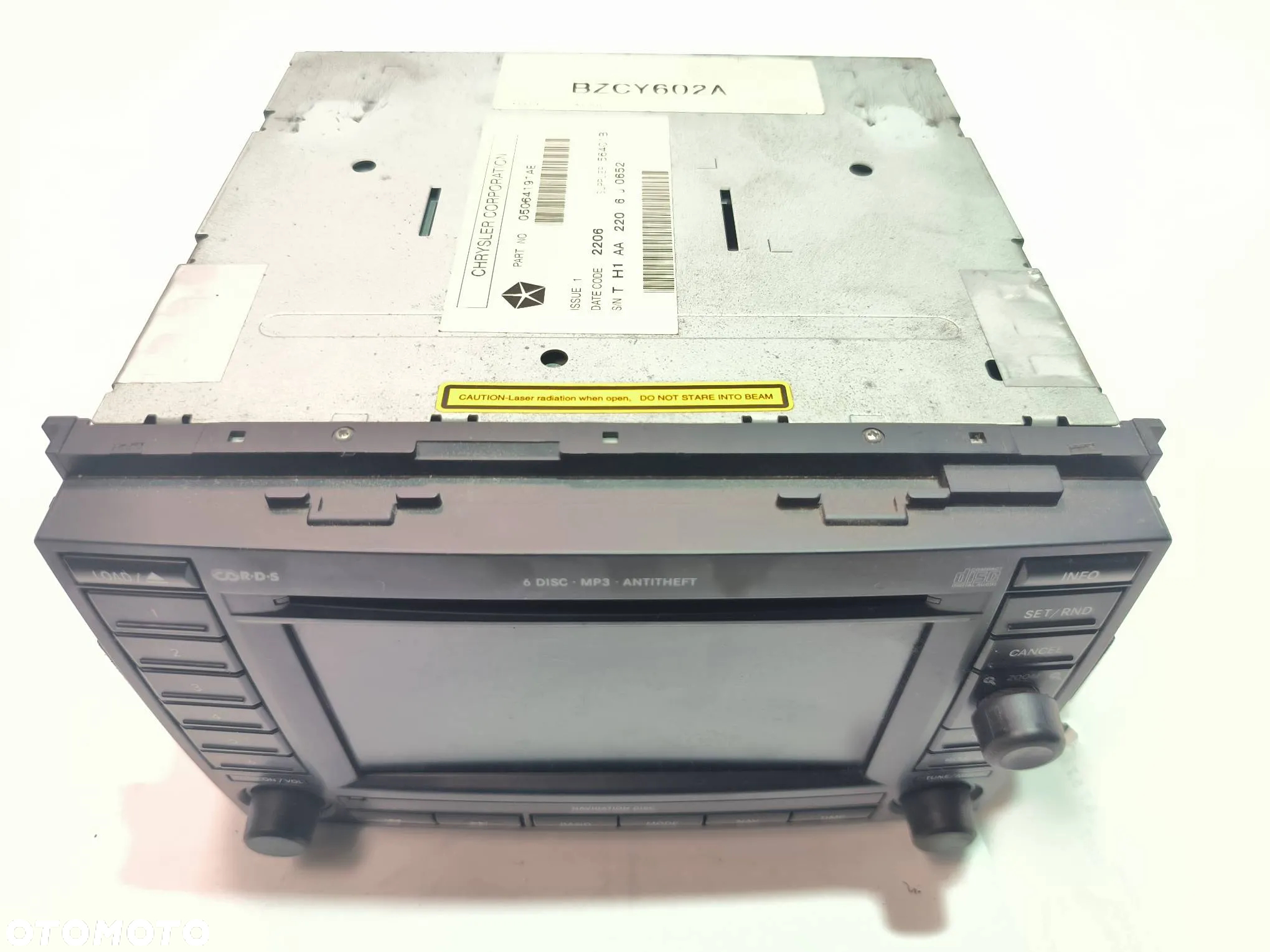 Panel / Radioodtwarzacz CD/DVD/GPS 56401B 05064191AE Chrysler, Aspen 2007 - 2