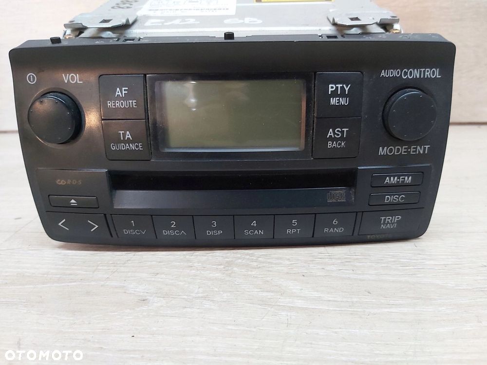 Toyota Corolla E12 radio CD oryginał 86120-1A180 - 2