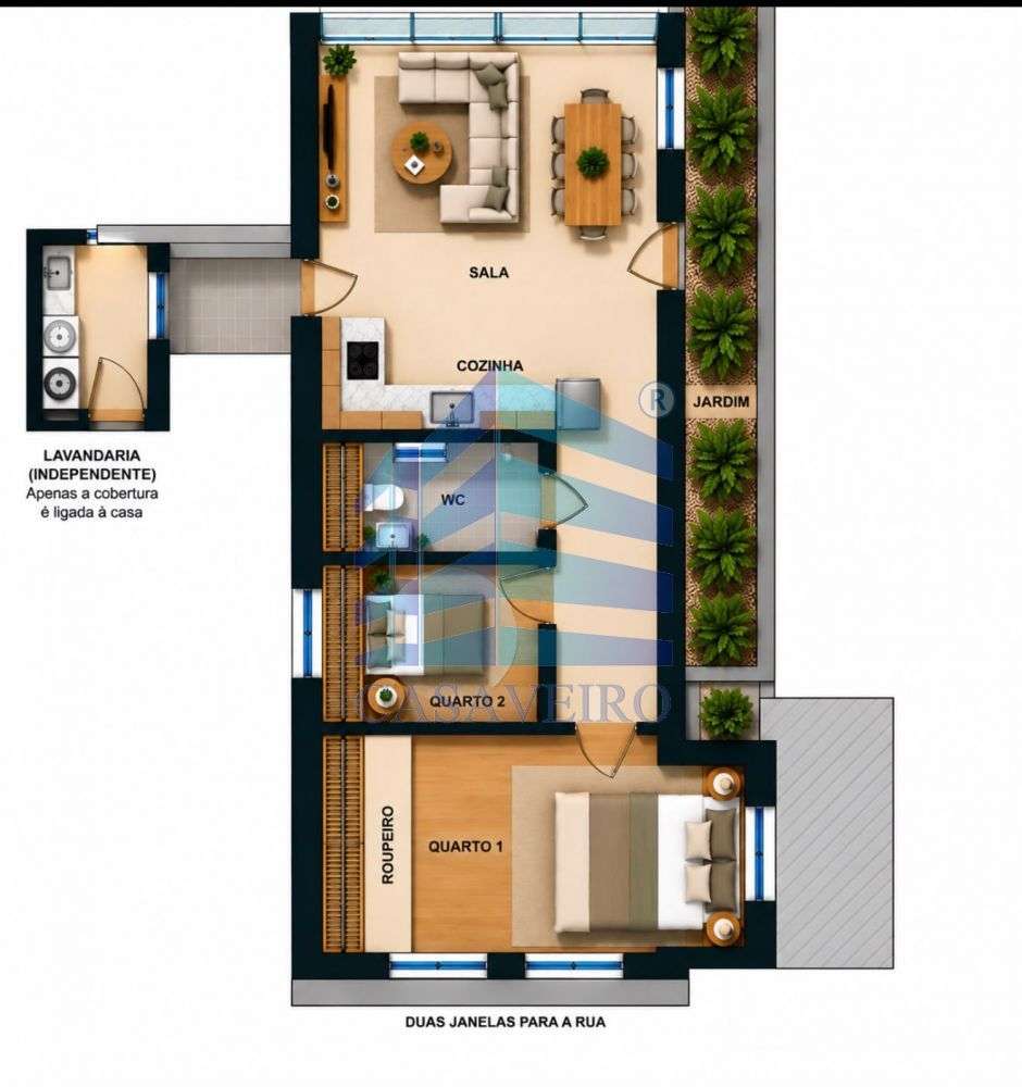 Moradia T2 Térrea com Terreno - Grande imagem: 4/9