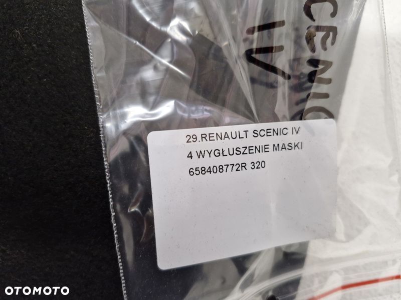 renault scenic 4 iv wygłuszenie maski spinki 658408772r - 4