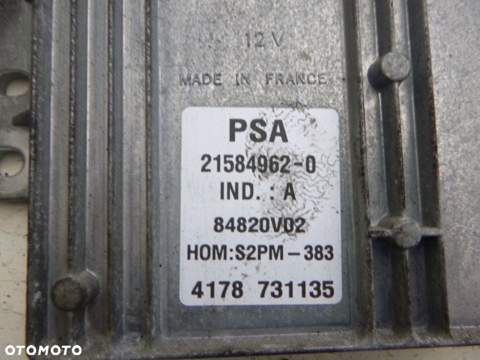 Citroen C3 Pluriel 1,4 8V sterownik 9655829780 9642222380 - 2