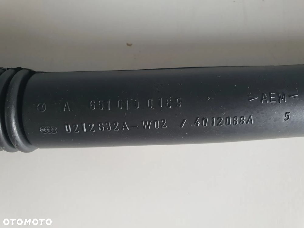 Rura, wlew oleju, Mercedes Sprinter W906, A6510100169 - 3