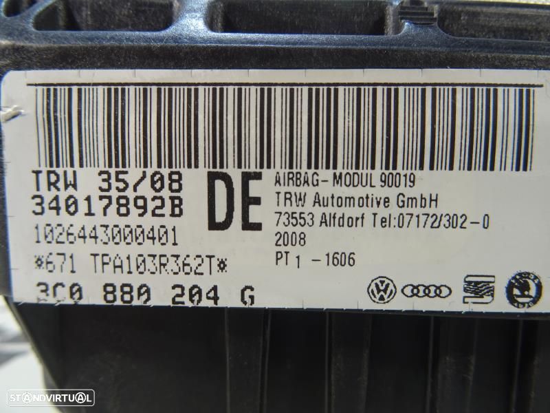 Airbag De Passageiro Volkswagen Passat (3C2)  3C0880204g / 34017892B / - 6