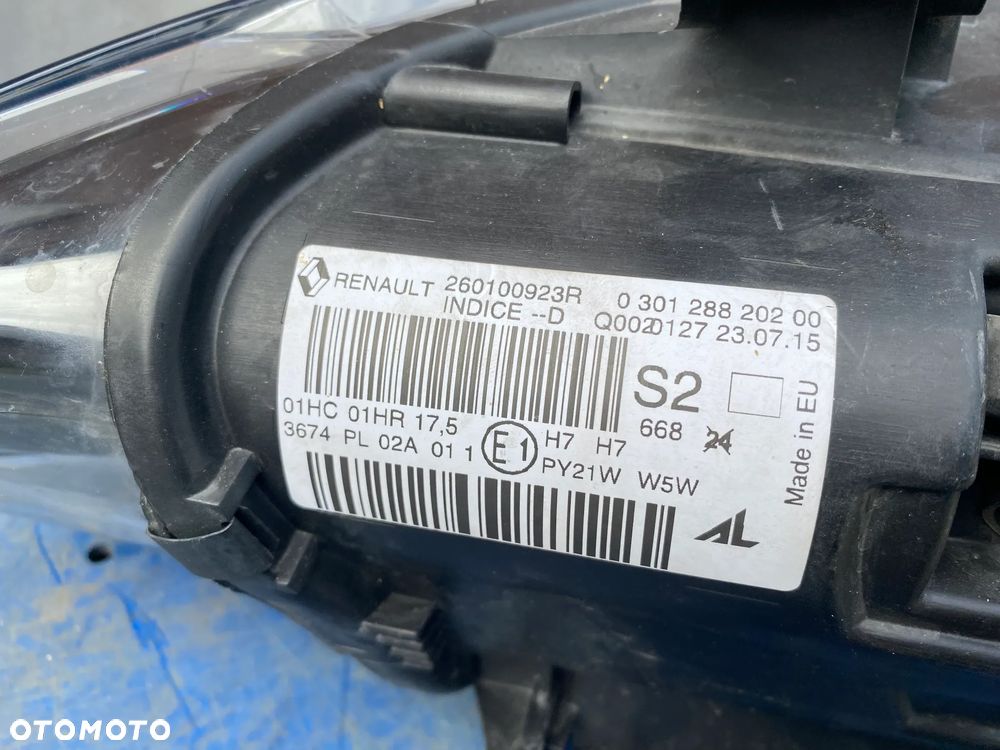 nowa lampa megane 3 III lift prawa eu cała - 4