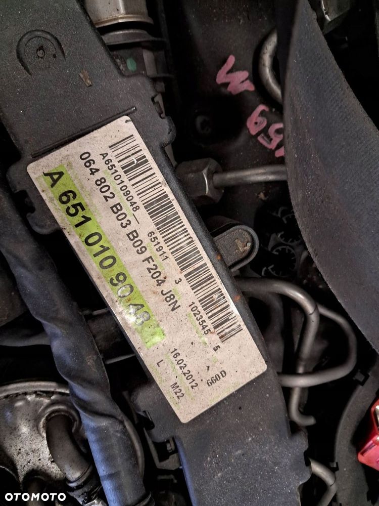 mercedes-benz c klasa w204 2.2 cdi silnik kompletny 651 układ wtryskowy - 7