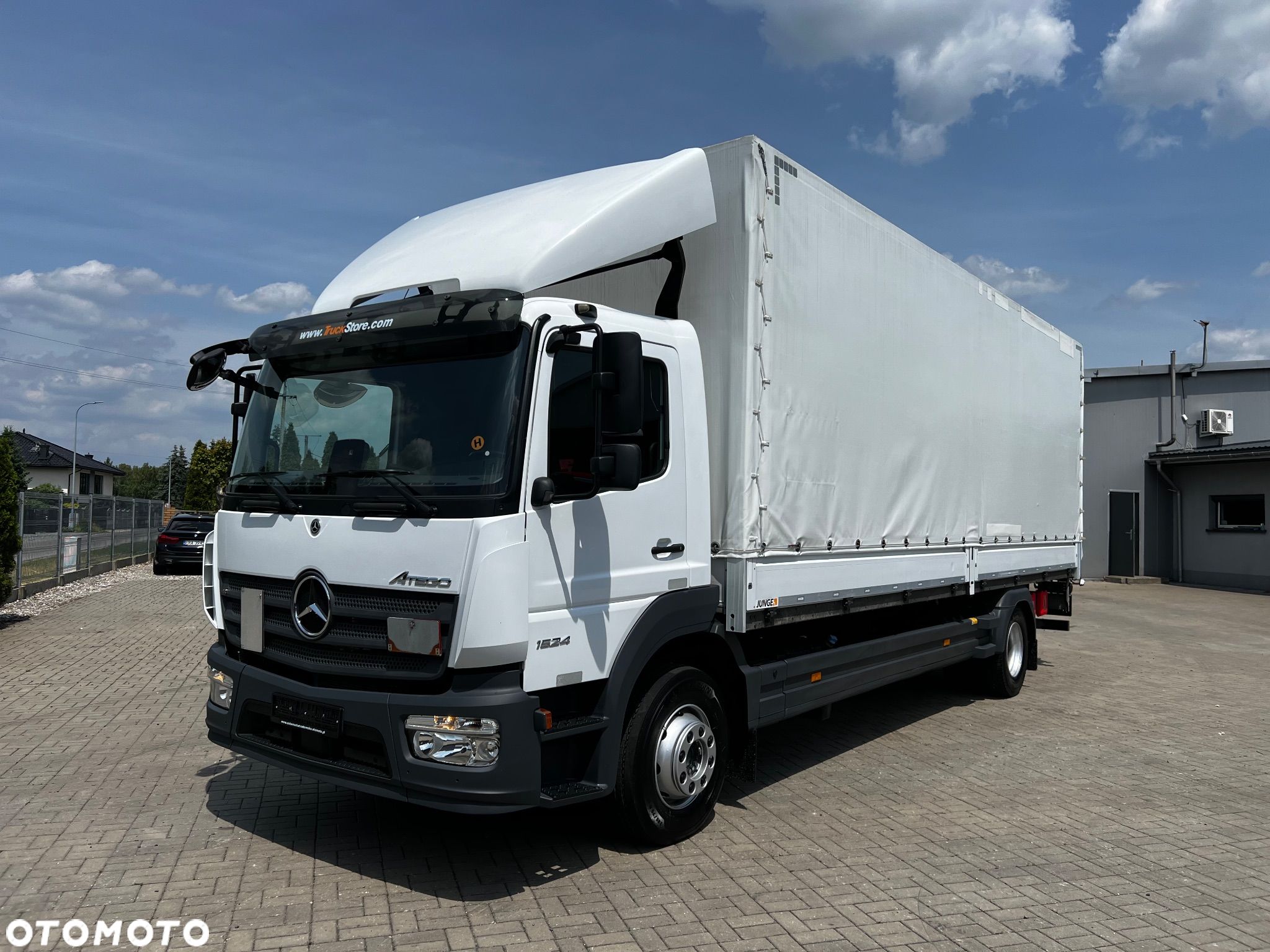 Mercedes-Benz ATEGO 1524 BURTO-PLANDEKA 7.3m WINDA - 1