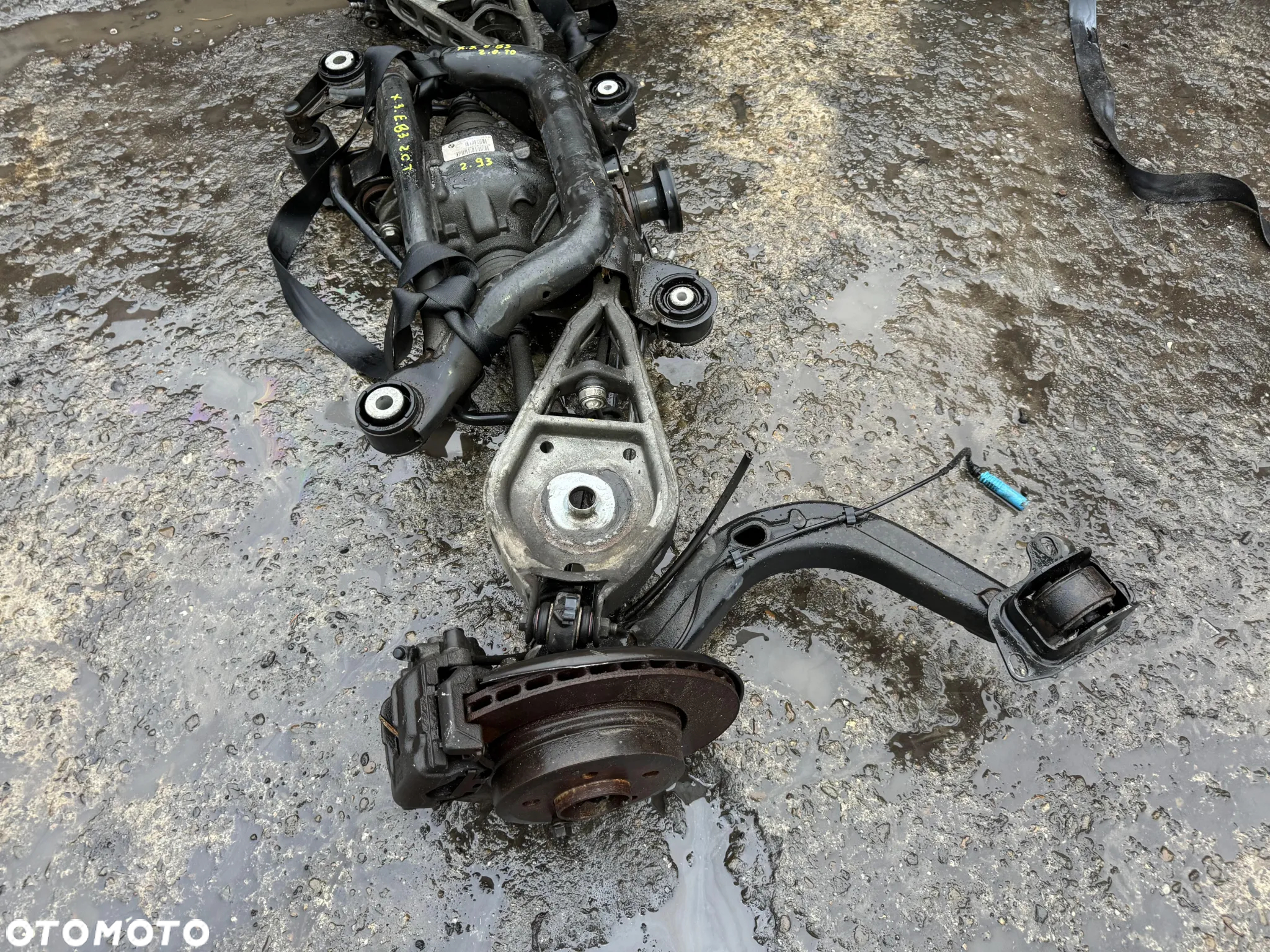 Most dyferencjał tył  7536570-01  2,93  BMW X3 E83 2.0TD Italia OE - 4
