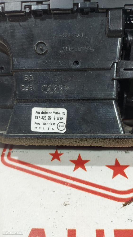 Difusor Saida de ar Central Audi A4 B8 A5 8T Original - 4