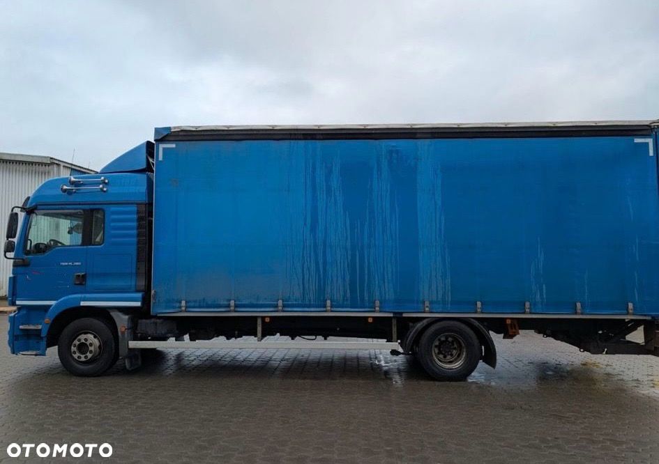 MAN TGM 15.290 / FIRANKA / WINDA / 18 EUROPALET / EURO 6 / NISKI PRZEBIEG / SYPIALKA / AUTOMAT - 7