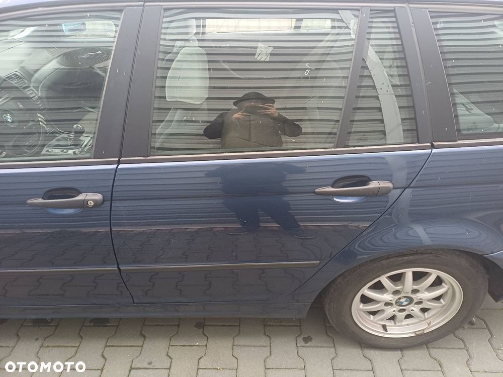 DRZWI KOMPLETNE LEWY TYŁ BMW E46 LIFT A07/5 - 1