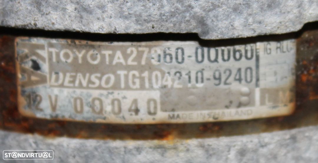Alternador Toyota Yaris de 2006 - 3