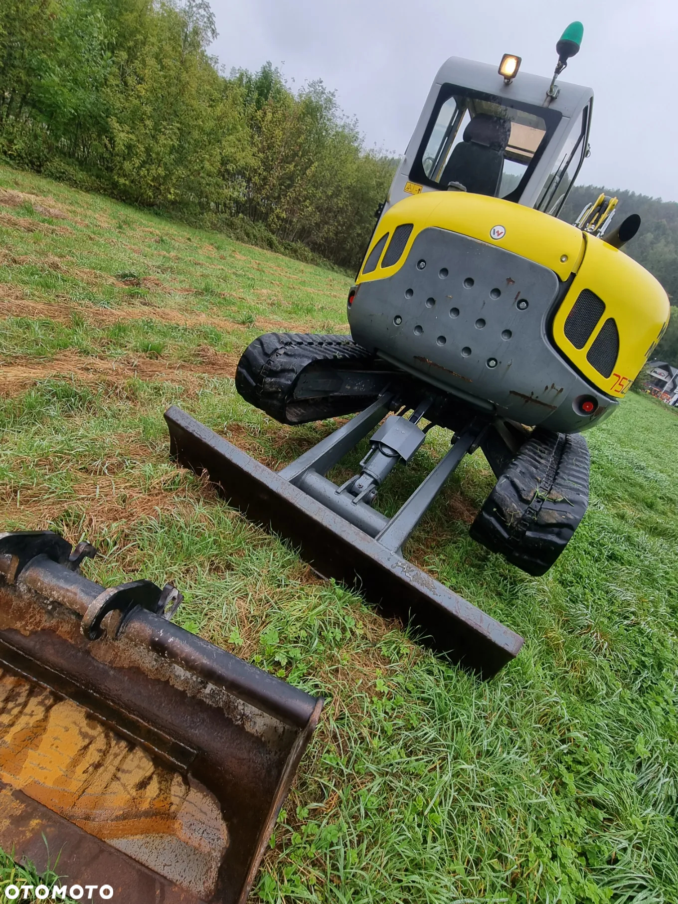 Wacker Neuson 75Z3 Koparka Gąsienicowa 8 ton jak Nowa z Norwegii 2015r Klima 2300mtg  Zero luzów wycieków Serwisowana w Dekra Silnik Yanmar pompa ON - 10