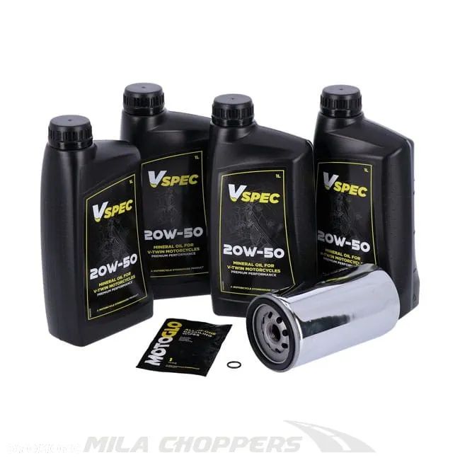 Zestaw serwisowy oleju silnikowego MCS, 20W50 Mineralny 91-98 Dyna - 1