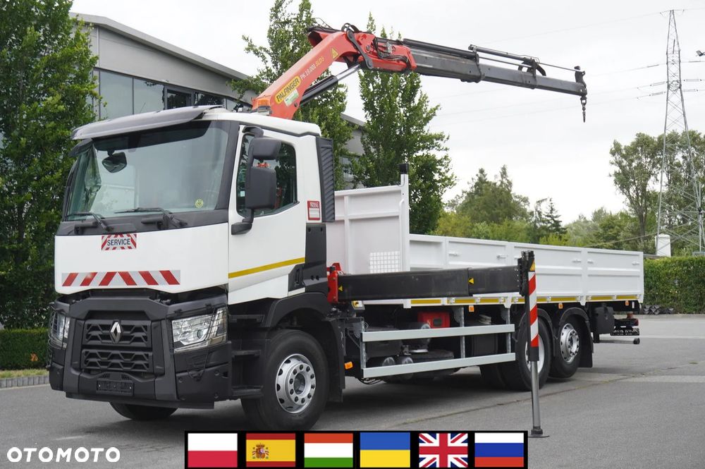 Renault C380 P6X2 E6 / 160 tys. km! / HDS Palfinger PK 19.001 SLD5 / Burtowy 19 EPAL_257876 - 1