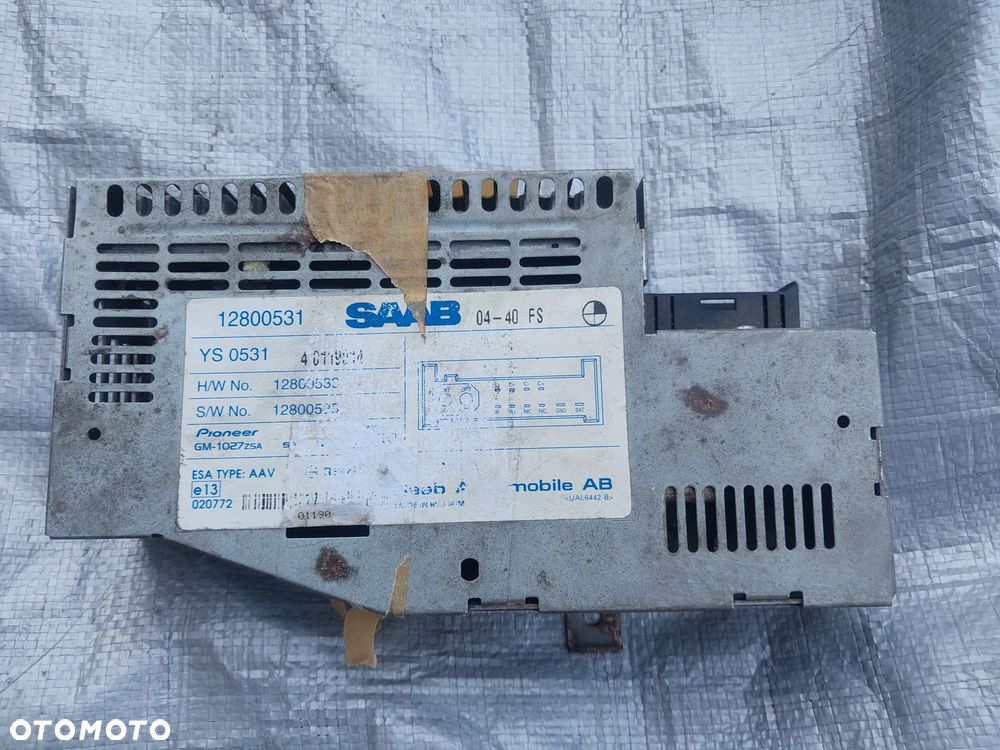 Wzmacniacz radia anteny nawigacji Saab 9-3 93 04-40FS Pioneer 12800531 - 1