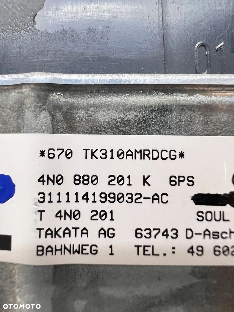 PODUSZKA POWIETRZNA AUDI A6 C8 4N0880201K 19/26 4N0971589 - 11