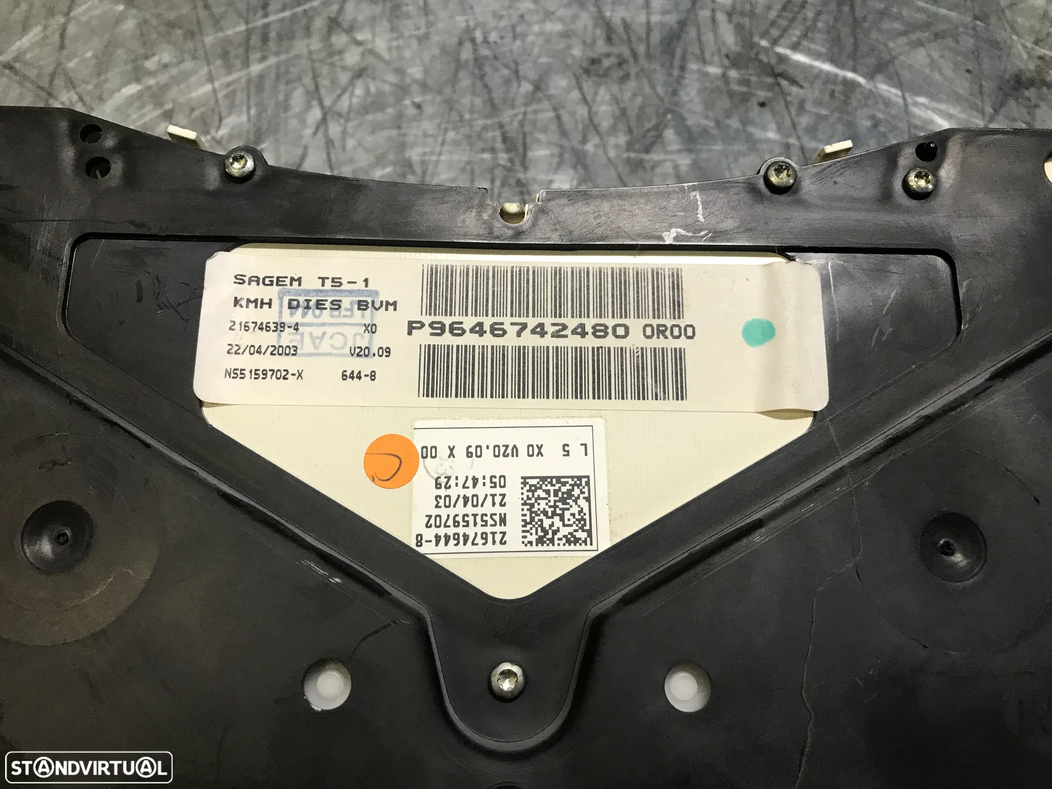 QUADRANTE  PEUGEOT 307 HDI P9636708880 P9646742480 - 5