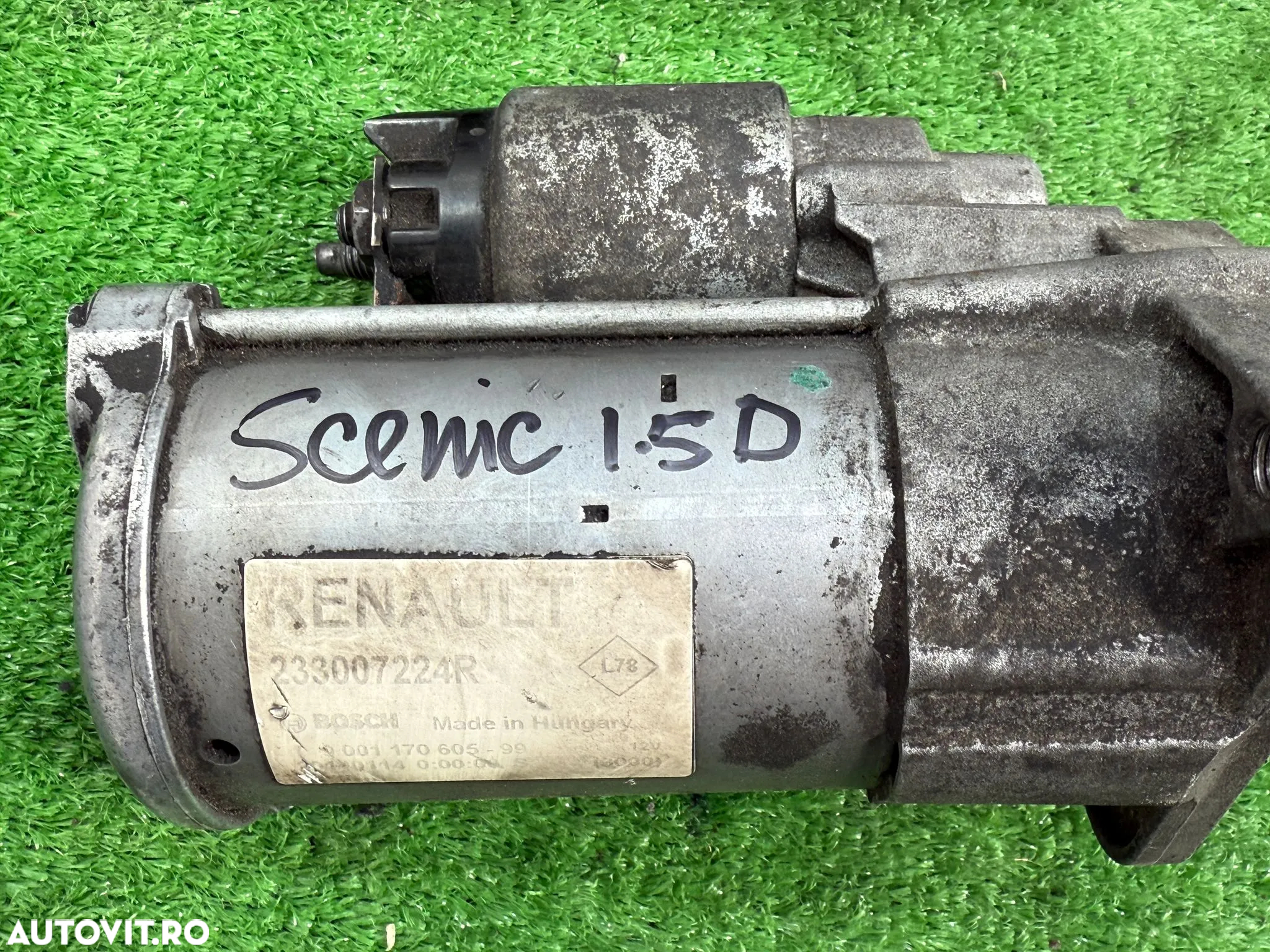 ELECTROMOTOR ( 4 BUC.) RENAULT SCENIC / GRAND SCENIC 3 / CLIO 4/ CAPTUR MO / 1.5 DIESEL 2009-2019 / NISSAN JUKE 1.5 DIESEL 2016 2014-2018 COD OEM 233007224R 233004868R 233006392R 2330000Q2C - 8