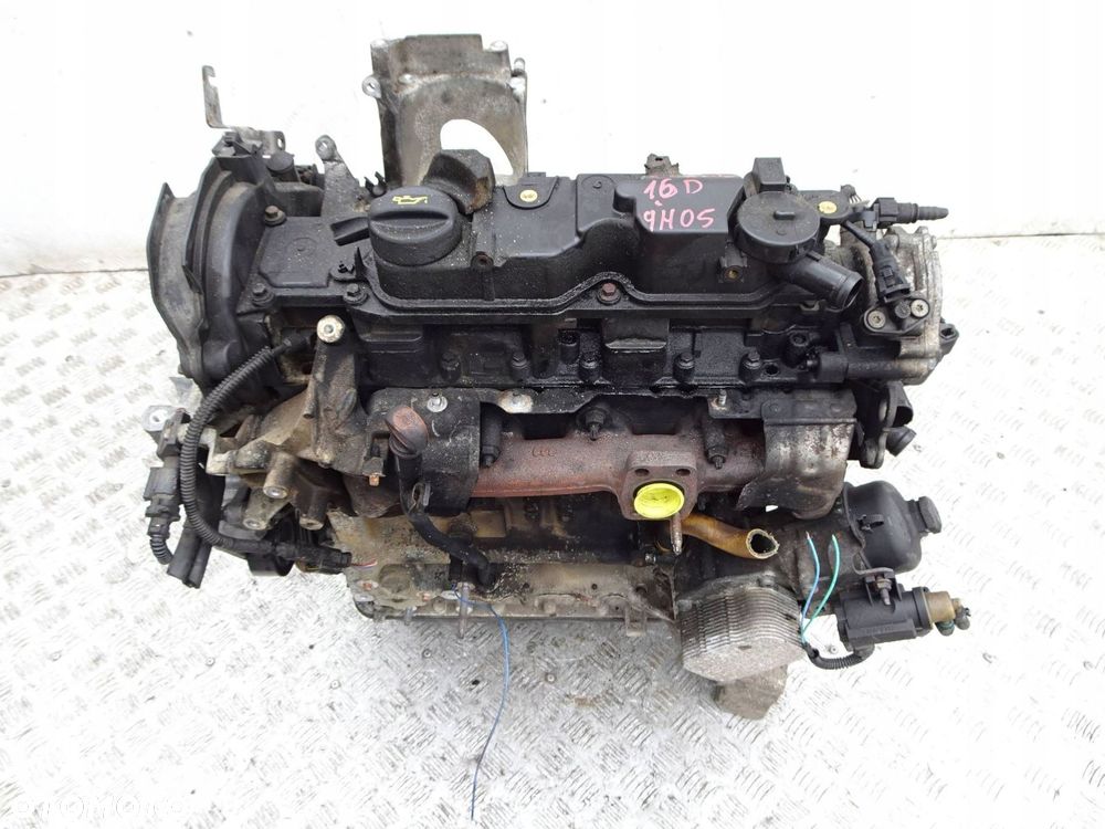 silnik + pompa citroen c4 picasso ii peugeot 1.6 e-hdi 9h05 - 3