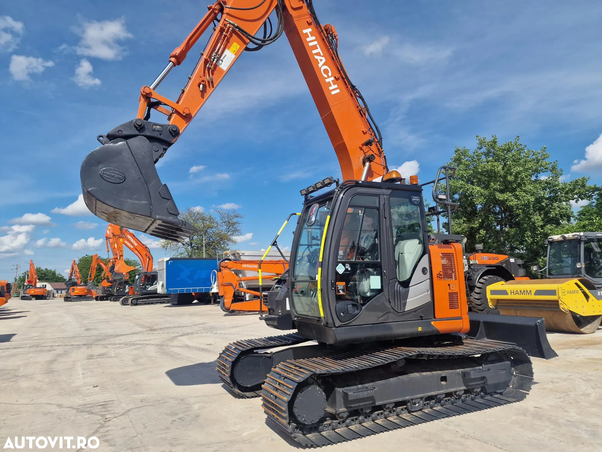 Hitachi ZX135-3.552h, 2020, LAMA NIVELARE, COMPACT in gabarit, CUPLA RAPIDA hidraulica, Int picon, Inst hidr rotire atasamente, Masa operationala 15,7t, ad sapare 6m, Ridica tevi 8,5t, camera spate si 2 laterale, consum 9l/h, sist antifurt, PROMOTIE 86900eur - 21