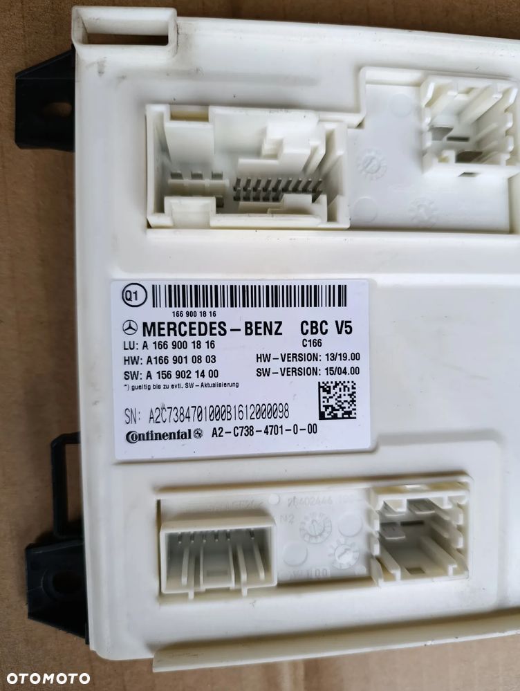 MERCEDES GLS X166 STEROWNIK MODUŁ SAM A1669001816 - 2