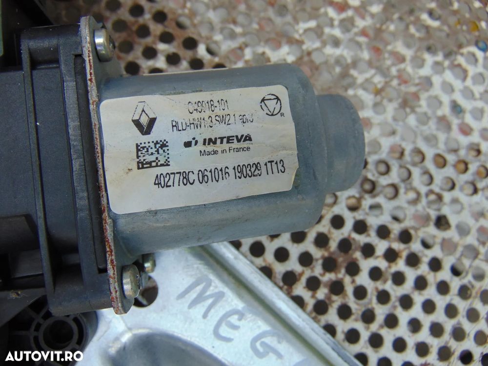 Macara geam Renault Megane 4 an 2016-2024 macarale geamuri fata spate stanga dreapta megane 4 - 8