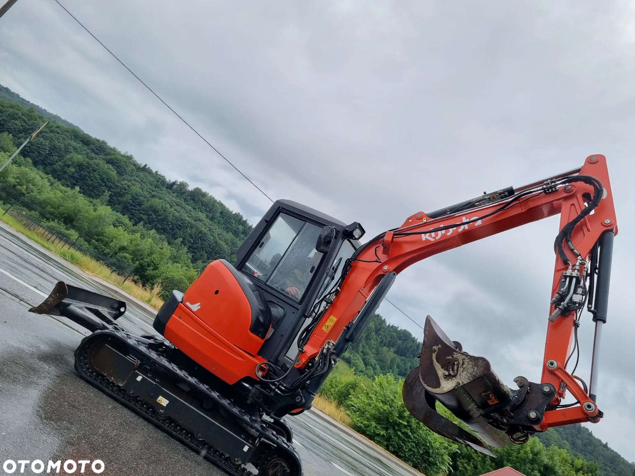 Kubota U35 koparka 3,7 tony 2016r 3sekcje zamki na tłokach  z Norwegi JakNowa 1650h - 3