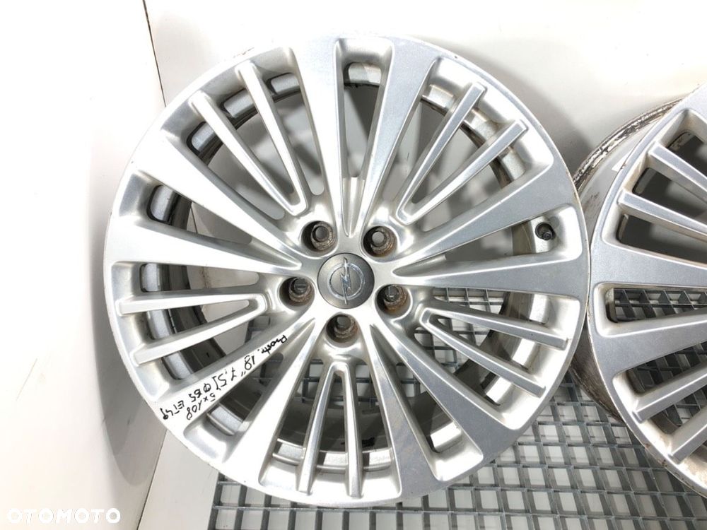 FELGI ALUMINIOWE KOMPLET 18 7.5J 5X108 ET49 ŚRODEK CENTR. 65 - 1564.00 PLN - OPEL GRANDLAND / - 5