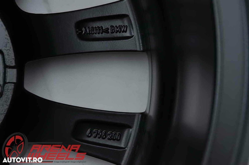 Jante 16 inch Originale BMW Seria 1 F20 F21 R16 Style 411 Negru Mat - 7