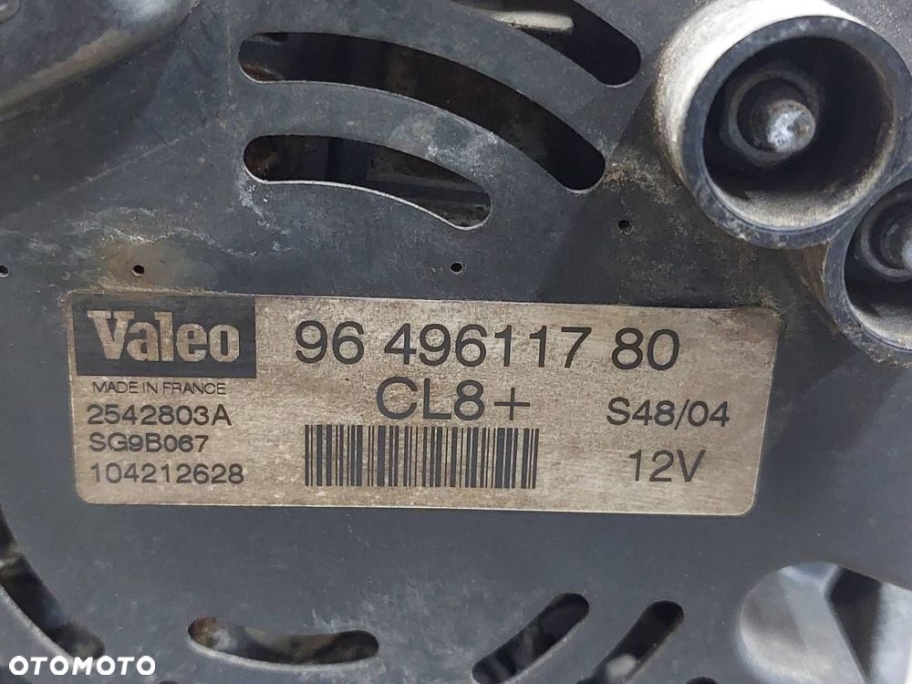 ALTERNATOR CITROEN C2 I 1.4 8V 9649611780 ID: 237091 - 5
