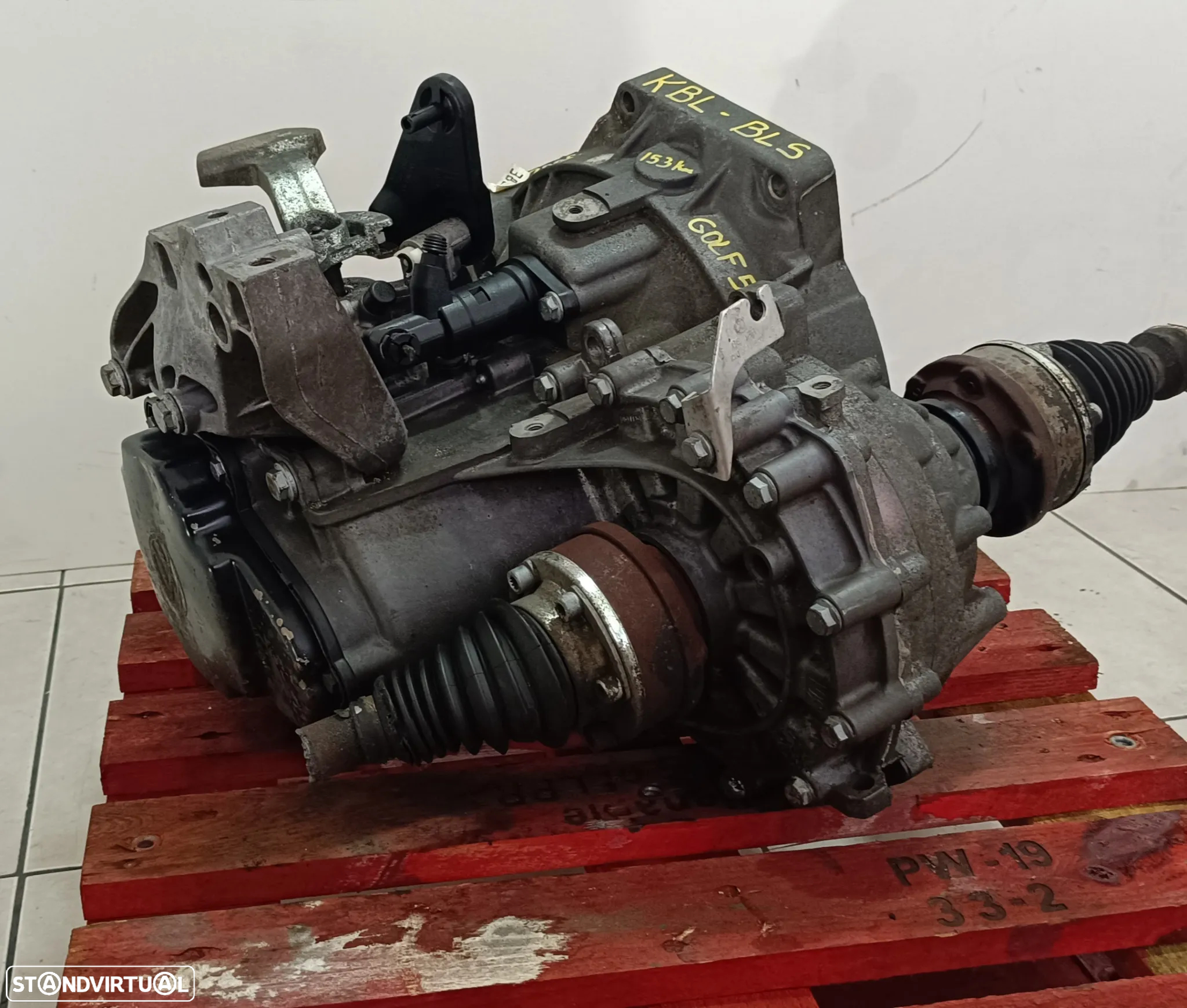 golf 5 caixa 5 velocidades KBL motor 1.9tdi 105cv 2009 BLS - 2
