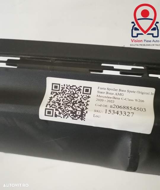 Fusta Spoiler Bara Spate Original In Stare Buna AMG  Mercedes-Benz  C- - 8